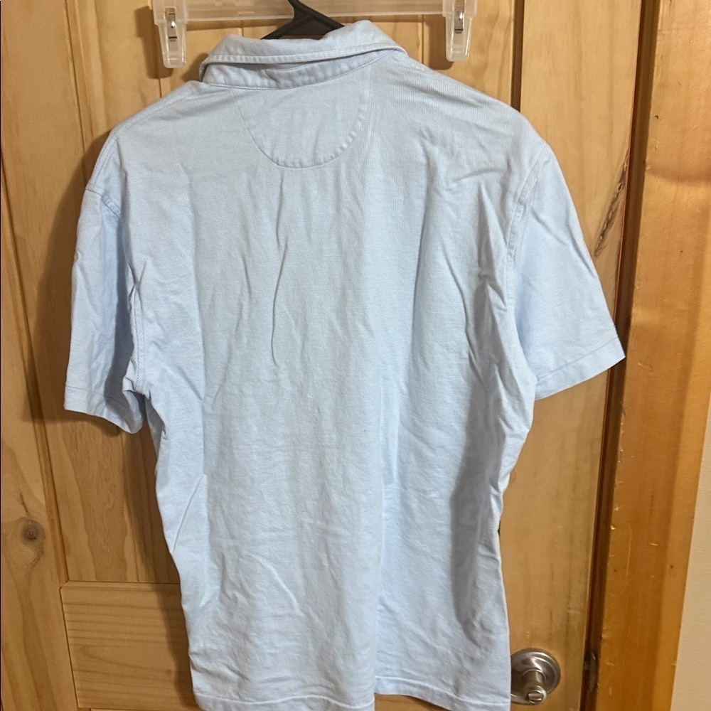 Daniel Cremieux Sky Blue Polo Shirt - Picture 3 of 5